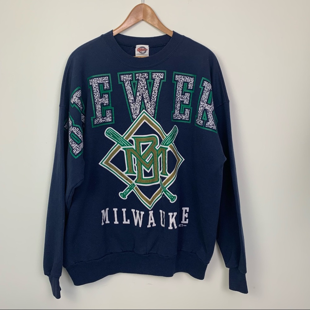Vintage Milwaukee Brewers Crewneck Sweatshirt one of a kind